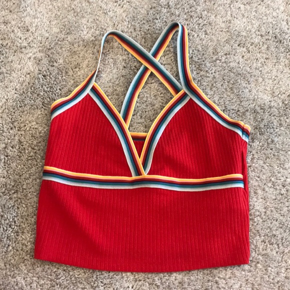 Tops - Cross back tank top